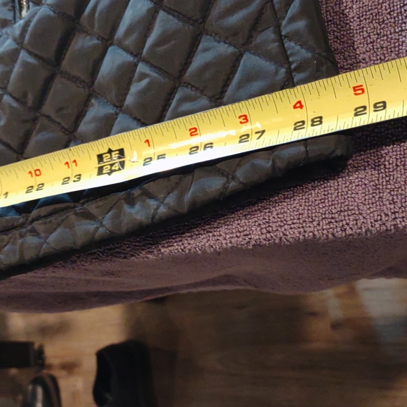 NEW Calvin Klein Women's Hooded Chevron Quilted Packable Down Jacket 3X - Picture 9 of 9